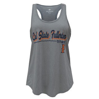 Colosseum Mila Racerback Tank Top - Grey Heather